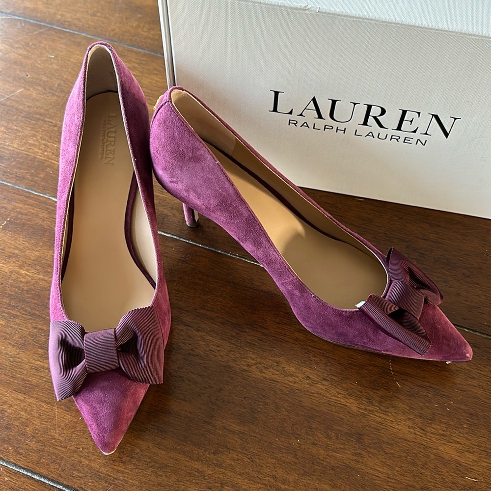 LAUREN Ralph Lauren Lanette Bow heels